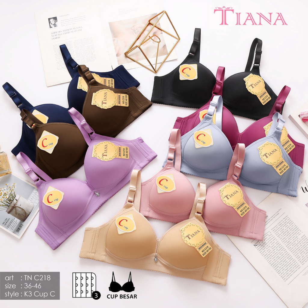 TIANA | BRA Cup Besar Kait 3 / BH Jumbo / art TN C218