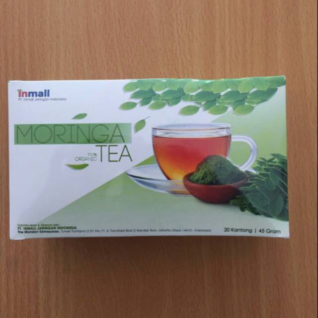 

Teh Herbal Halal Moringa Tea : Daun Kelor Organik plus Teh Hijau / Green Tea