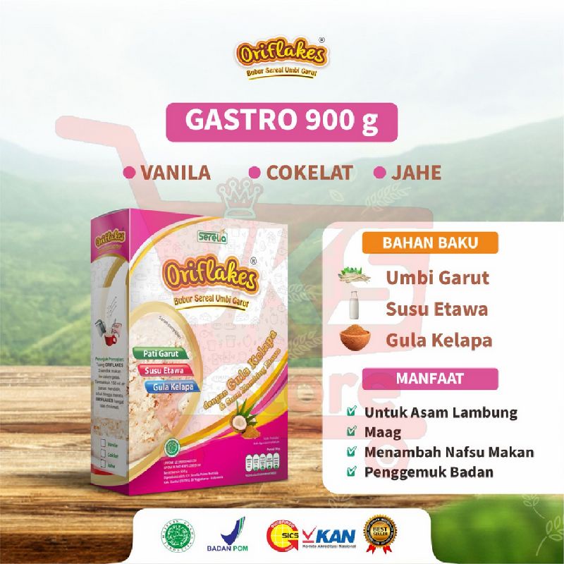 

oriflakes gaztro vanilla 900gram atasi maag