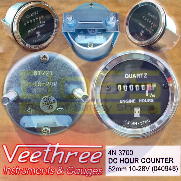 Jual Hourmeter Hour Meter Veethree 4N3700 /4N 3700/ 0868722402