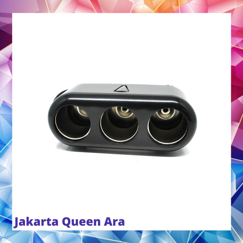 CHOGUS Car Charger Cigarette Splitter 3 Socket 12V 5A - BM-00