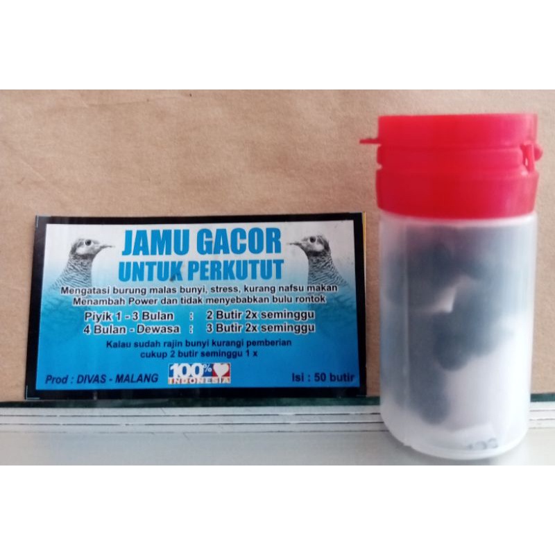 pil perkutut gacor isi 50pil