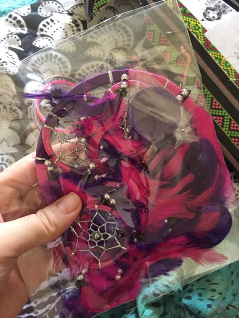 Dreamcatcher 11cm Sunpinkvioletbells Dream Catcher ( Hiasan Dinding )