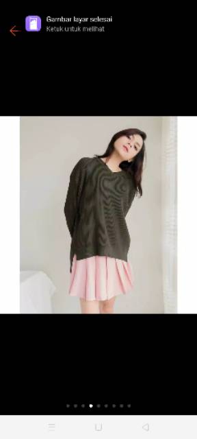 SWEATER RAJUT V- NECK PREMIUM