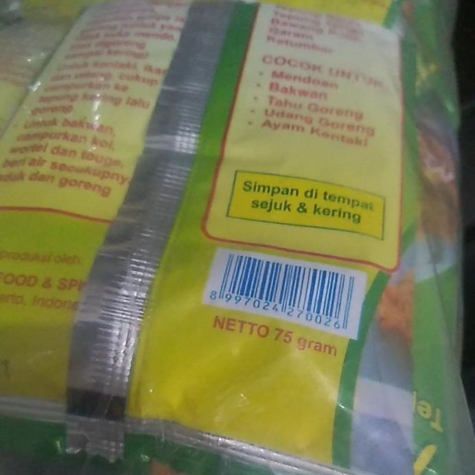 

Tepung ALIDA Mendoan Purwokerto. Aseli