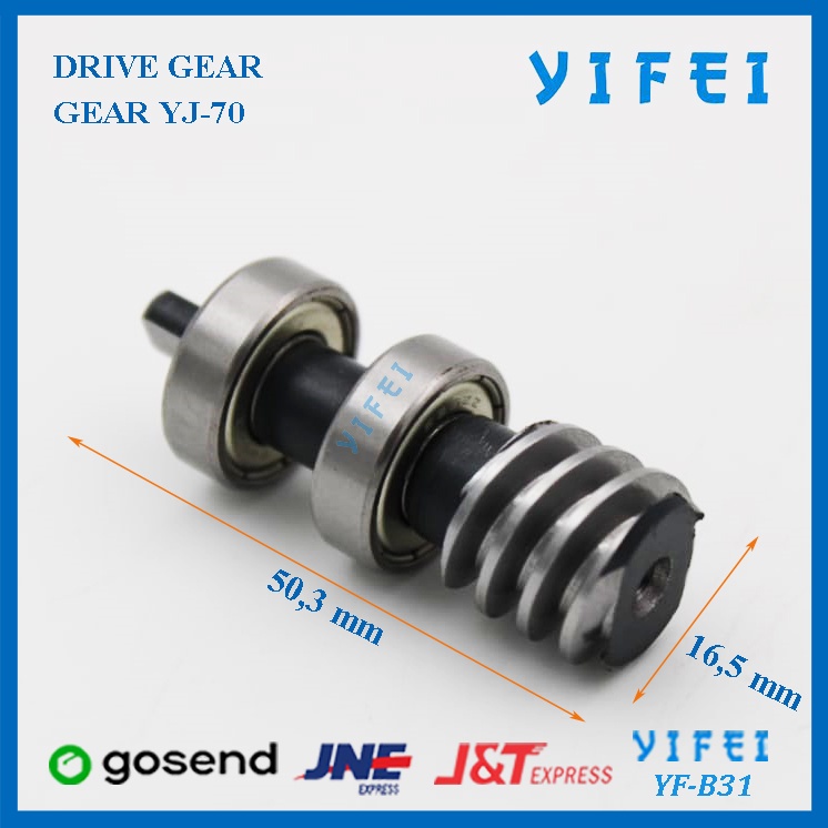 DRIVE GEAR ASSEMBLY YIFEI YF-B31-B35/GEAR YJ-70