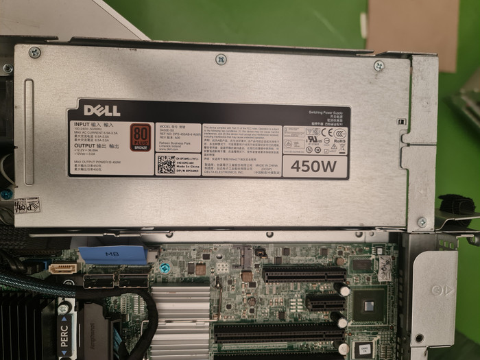 Dell PowerEdge R430 P34M3 0P34M3 DPS-450AB--6 A 80+ Bronze Cabled PSU