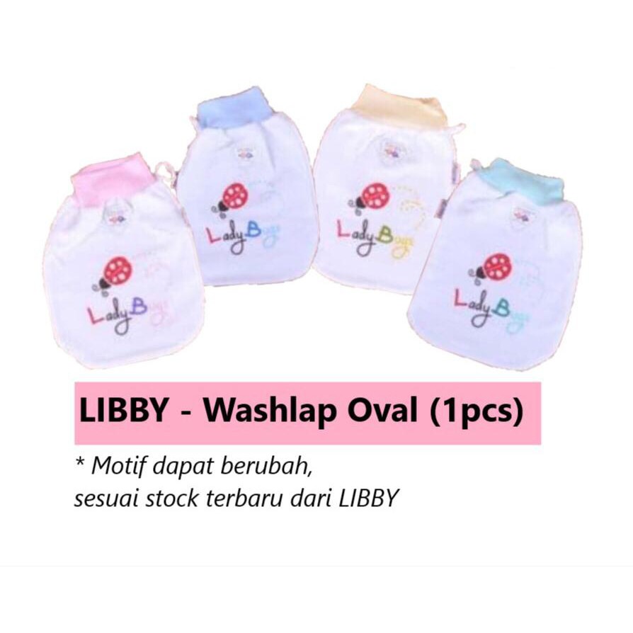 LIBBY Washlap Tangan Cotton Bayi SNI 1 PCS Baby avene waslap anak waslap bayi