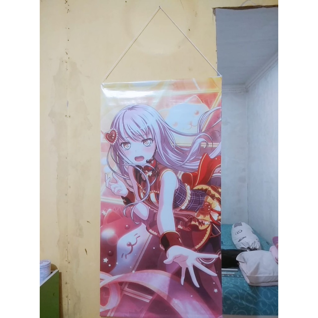 PO. Wall Scroll/Banner/Anime Kpop Foto Pajangan Kamar/Pajangan Dinding