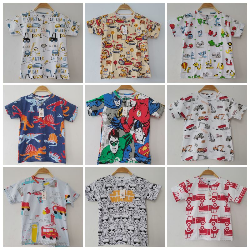 PROMO 4 PCS KAOS FULLPRINT MOTIF RANDOM