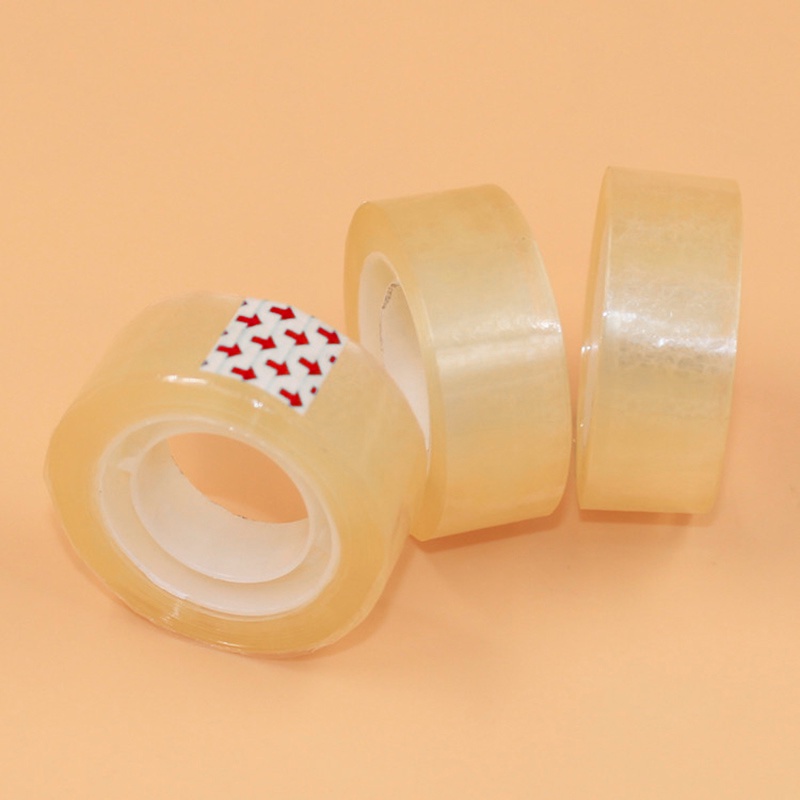 [1Pcs 18mm Multifunctional High Quality Transparent Small Tape] [Office Transparent Tape Students Adhesive Tape Packaging Supplies]