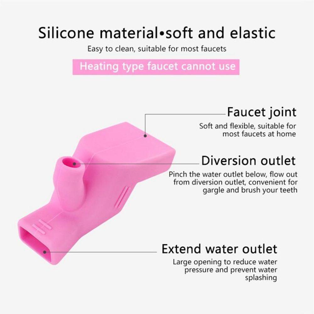 Lanfy Faucet Extender Silicone Alat Cuci Tangan Anak Mencuci Kamar Mandi Aksesoris Wastafel Dapur