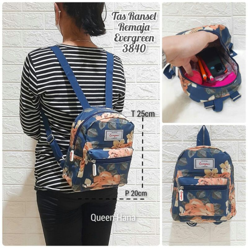 Tas Evergreen Tas Ransel Tas Selempang Anak Remaja Tas New Motif