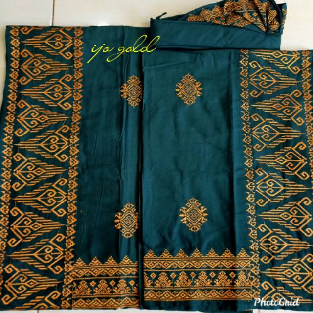 Kamen songket bordir couple