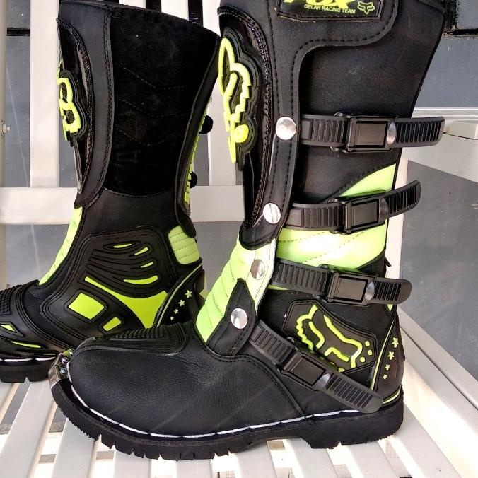 Sepatu Cross Trail Sepatu Bikers Pria Sepatu Motor Cross Trabas Sepatu Boots Turing MotoCross Tril