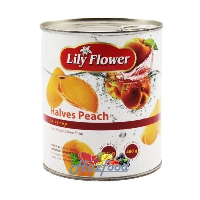 

Lily Flower Peach Halves in Syrup 420 Gram