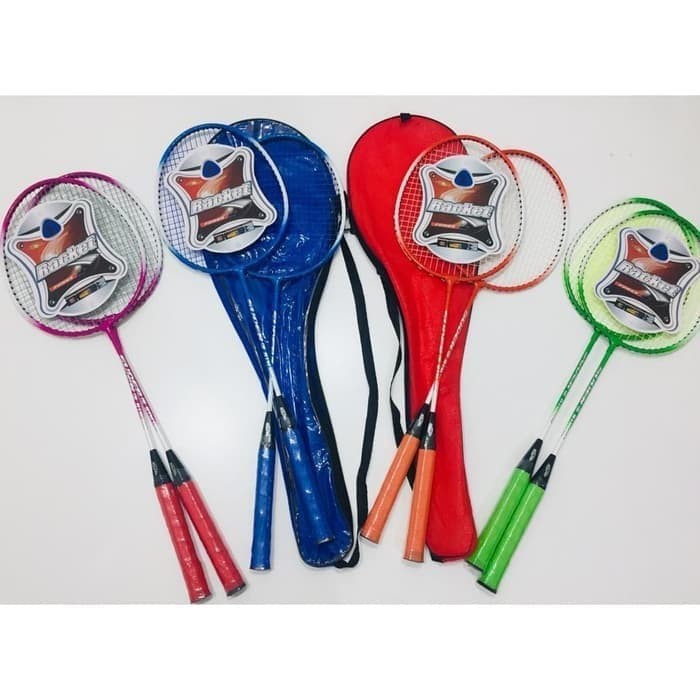 Raket Anak Raket Badminton PEMULA isi 2 sepasang murah meriah