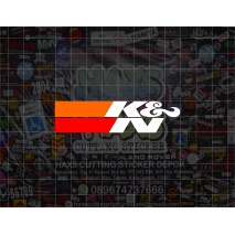 Cutting Sticker K&amp;N Ukuran 8 Cm Untuk Motor Mobil
