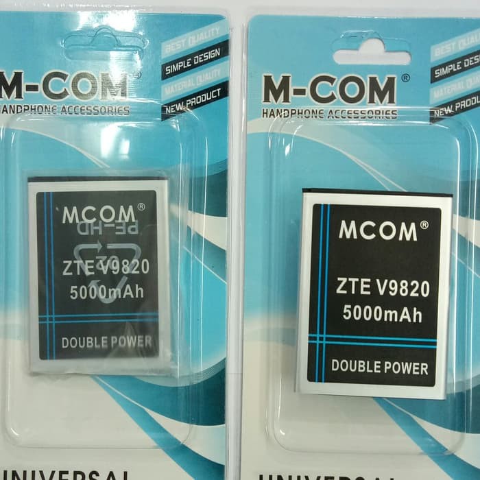 Battery Batre Baterai Double Power Mcom Zte Blade A5 Bolt V9820 powerphone M1