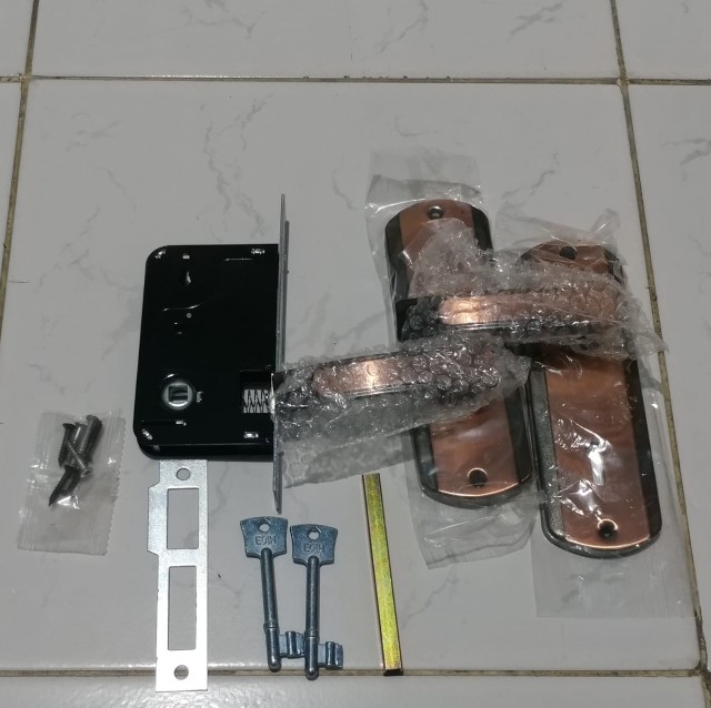 Kunci Pintu Top I-iseries Komplit Set / Gagang Handle Tarikan Murah