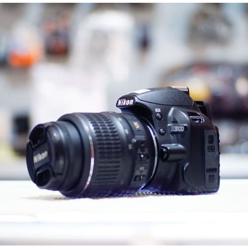 Kamera Camera Nikon D3100 Lensa Kit 18-55mm Kamera Vlog Termurah Siap Pakai Bukan 1200D 1100D 500D-Pakai Lensa 18-55mm