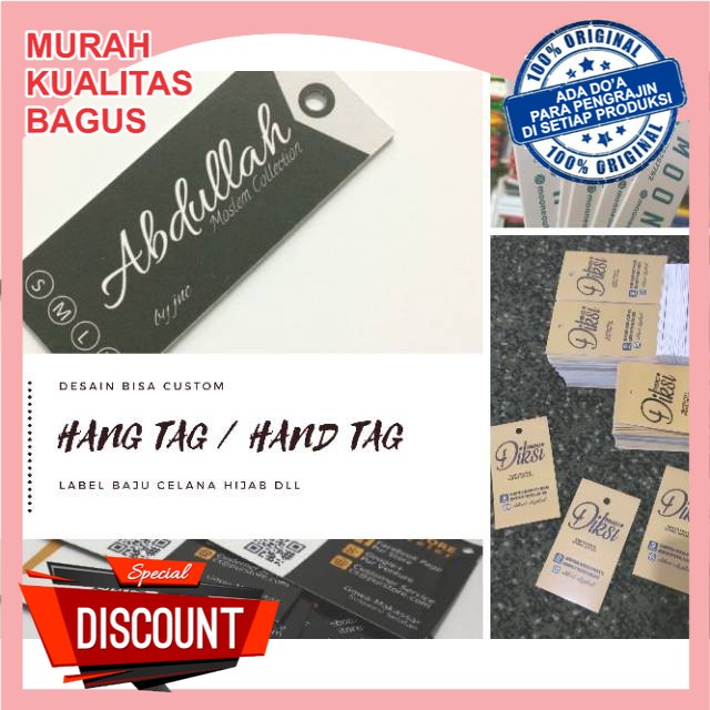 

Tag Desain Hang Tag | Hand Tag | Tali Label AENBAG