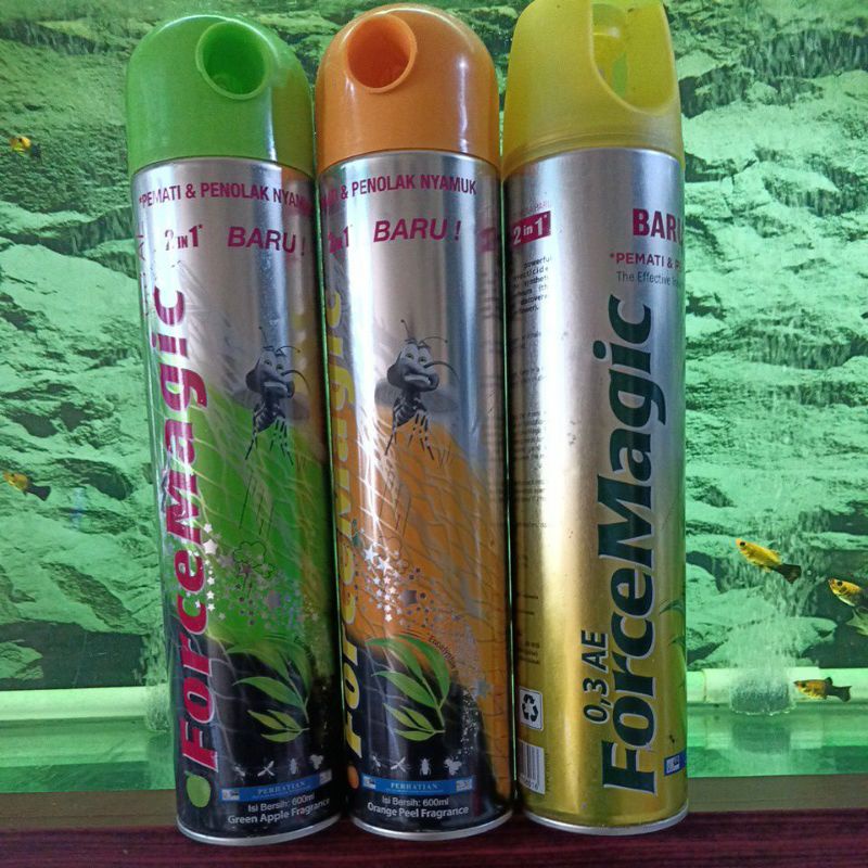 Force magic 600 Ml //obat semprot nyamuk force  magic/ pemati dan penolak