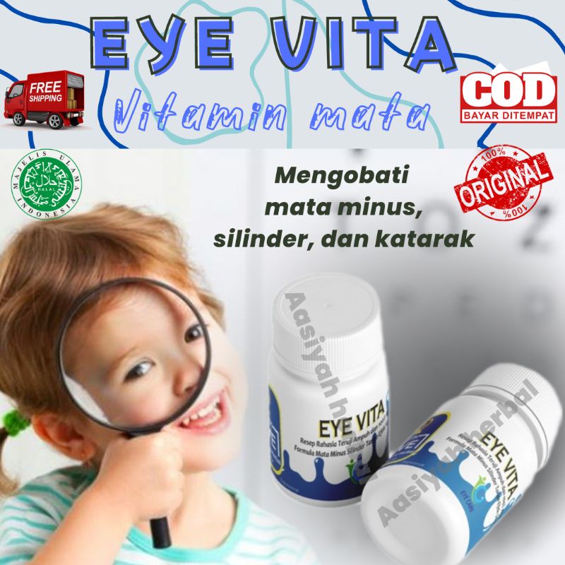COD TERLARIS EYE VITA VITAMIN MATA MINUS/SILINDER suplemen mata minus silinder-vitamin mata minus si