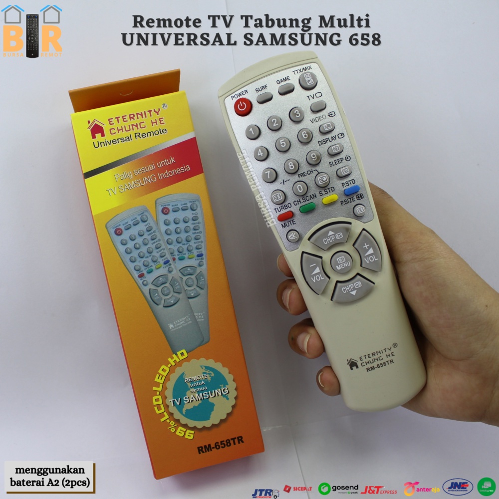 Remot / Remote Multi TV Tabung Samsung Slim Flat tanpa setting Series