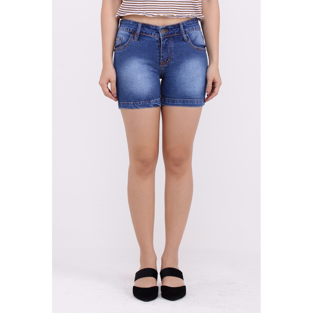 CELANA PENDEK WANITA 2/3 SHORT JEANS