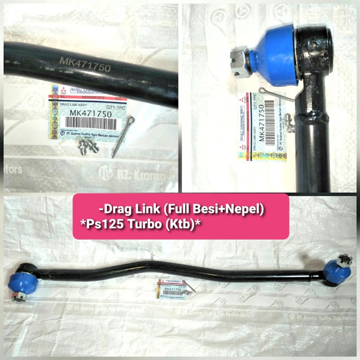 Drag Link Drak Link Cros Rod Long Tie Rod CANTER PS125T PS110 MK471750 Original
