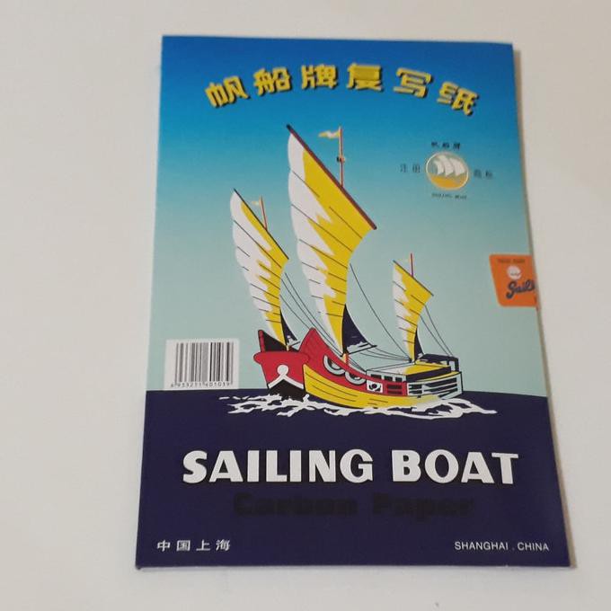 

Kertas Karbon Sailing Boat single warna Biru