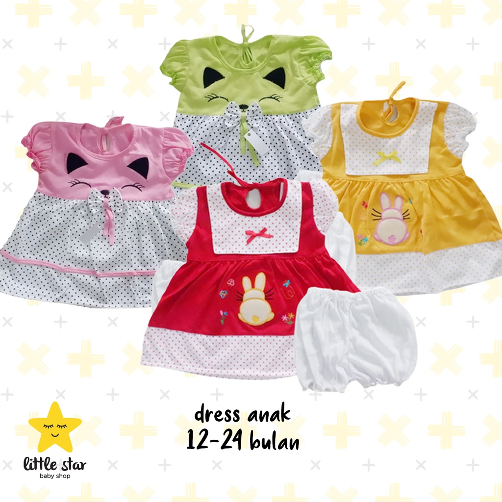 Set Dress Anak Cewek | Baju Setelan Anak Perempuan