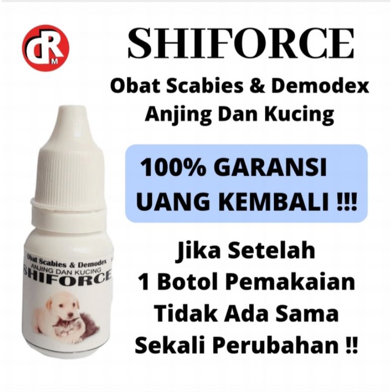 Obat Scabies Kucing Kudis Demodex Anjing Anti Parasit Earmites Shiforce