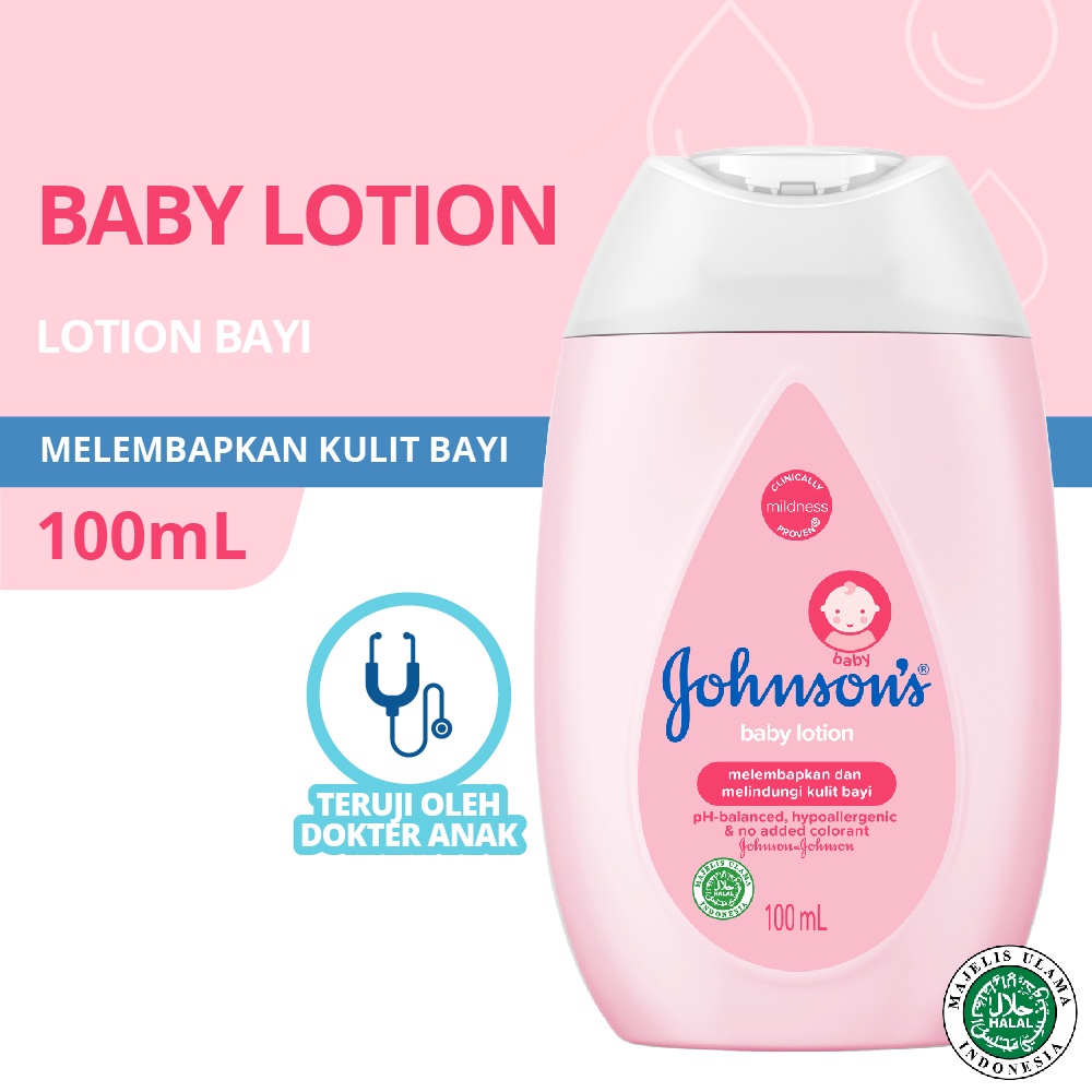 Johnsons Lotion Bedtime / Milk / Pink 100ml + Bubble Wrap / Toko Makmur Online