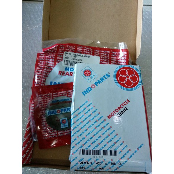 onderdil Gear Set-Gir Paket Yamaha Vega ZR Merk Indopart