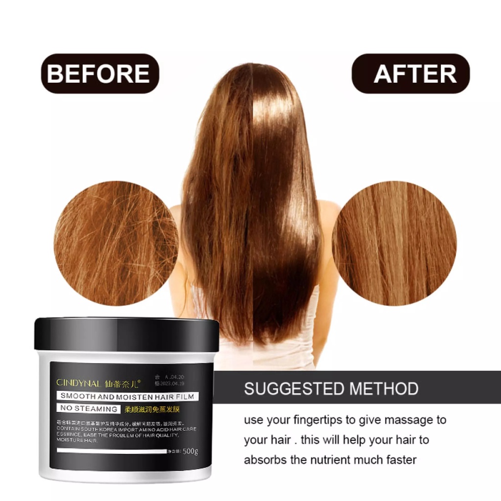 (UMU SUPPLIER) BPOM CINDYNAL HAIR MASK CREAMBATH MELURUSKAN MELEMBUTKAN DAN PERAWATAN RAMBUT RONTOK