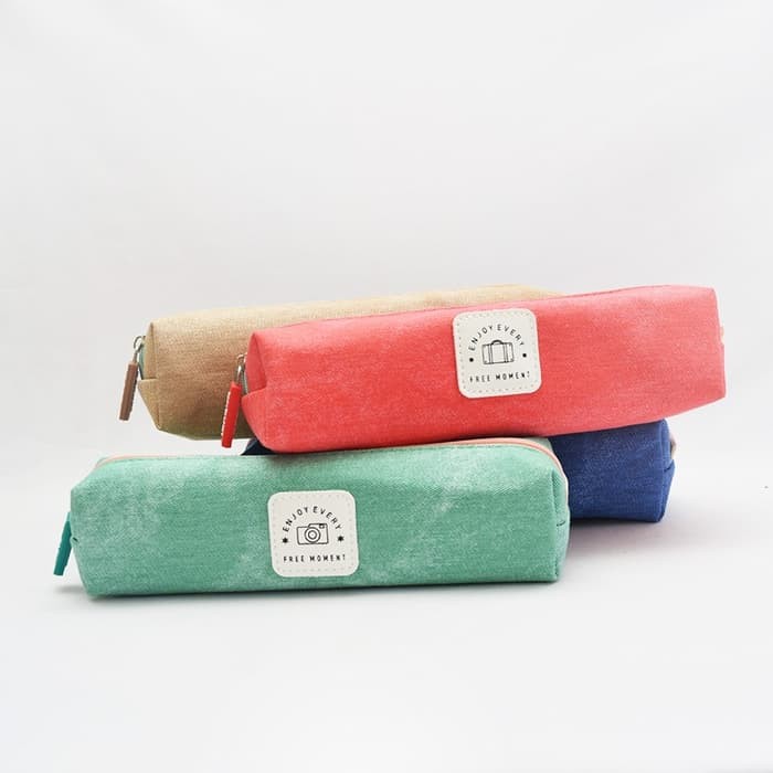 

Enjoy Every Moment Canvas Pencil Case / Kotak Pensil Kanvas