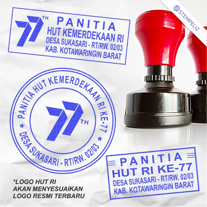 

Stempel Panitia HUT RI / Agustusan / Lomba / 17 Agustus
