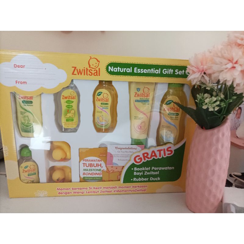ZWITSAL Baby Spa Gift Box (Zwitsal Gift Box/ Cocok Untuk Kado)/ZWITSAL Paket Perlengkapan Mandi Bayi