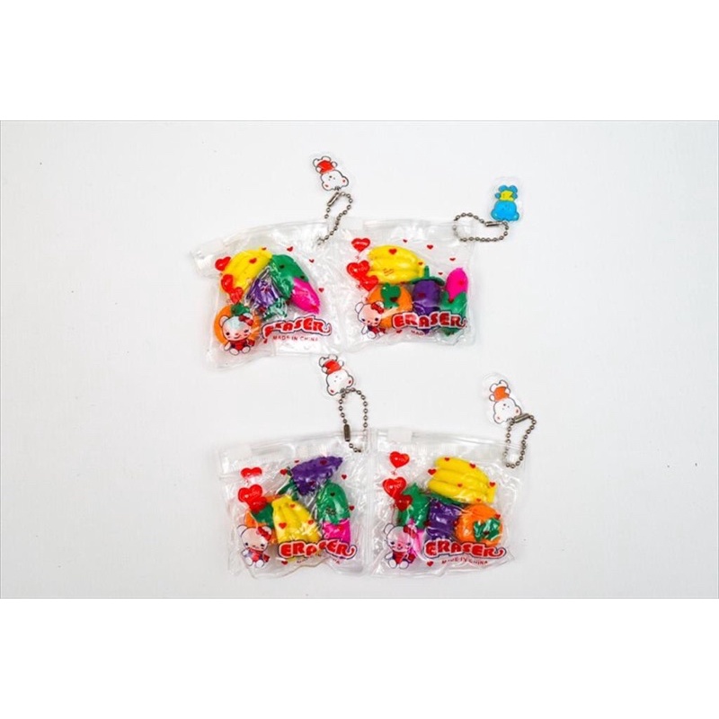 

penghapus buah/sayur isi 4pcs