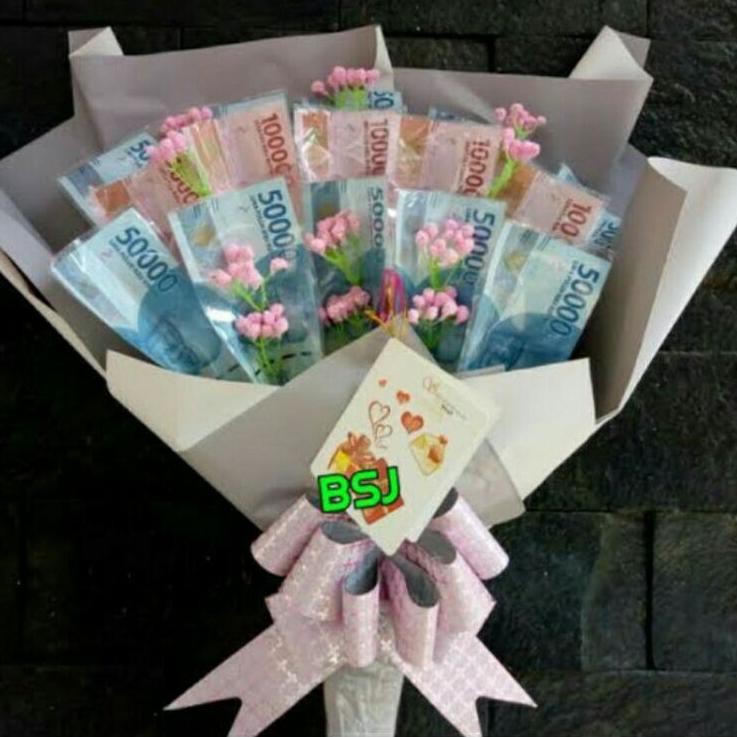 ☪ Souvenir mahar uang 50 ribu asli ☃
