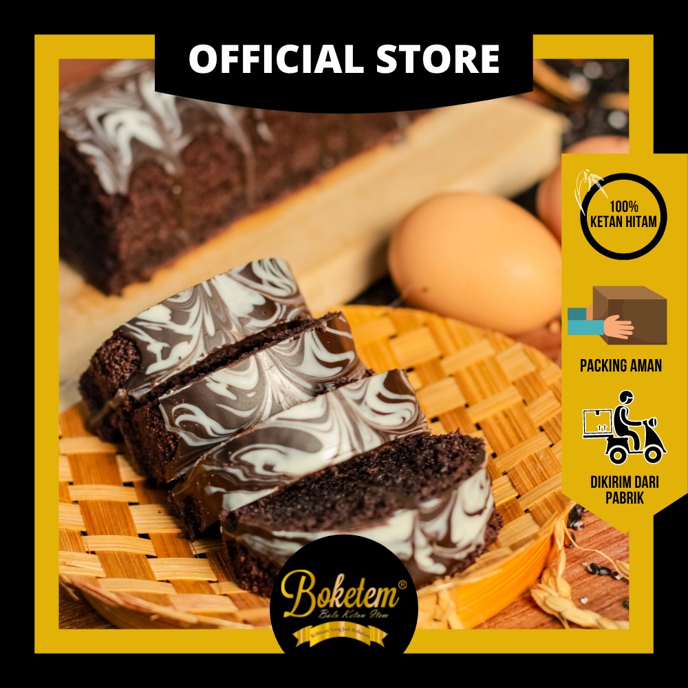 

Boketem - Bolu Ketan Hitam - Cokelat - Oleh Oleh Bandung