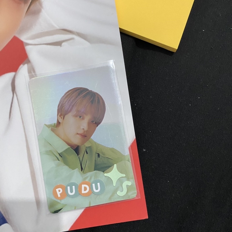 

pc bene aladdin sg 2021 haechan dream + postcard sg a4