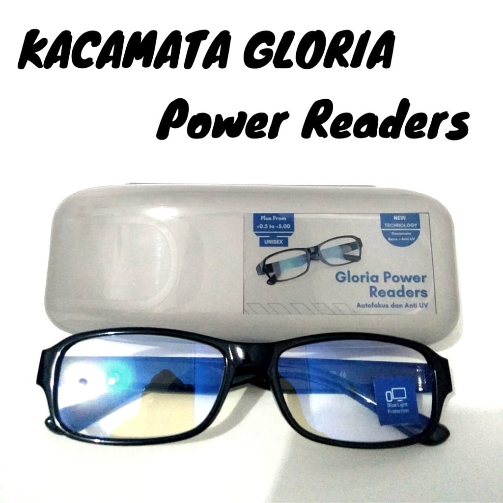 Jual Kacamata Gloria Plus 1 5 Anti Radiasi Power Readers Kacamata Auto Fokus Plus Kacamata Plus 2466