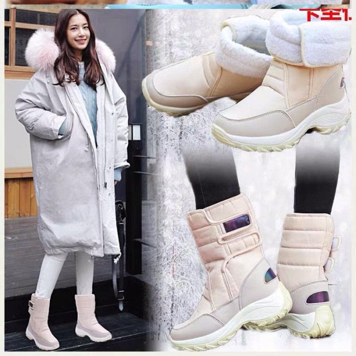 Sepatu Boots salju waterproof  winter snow boots women