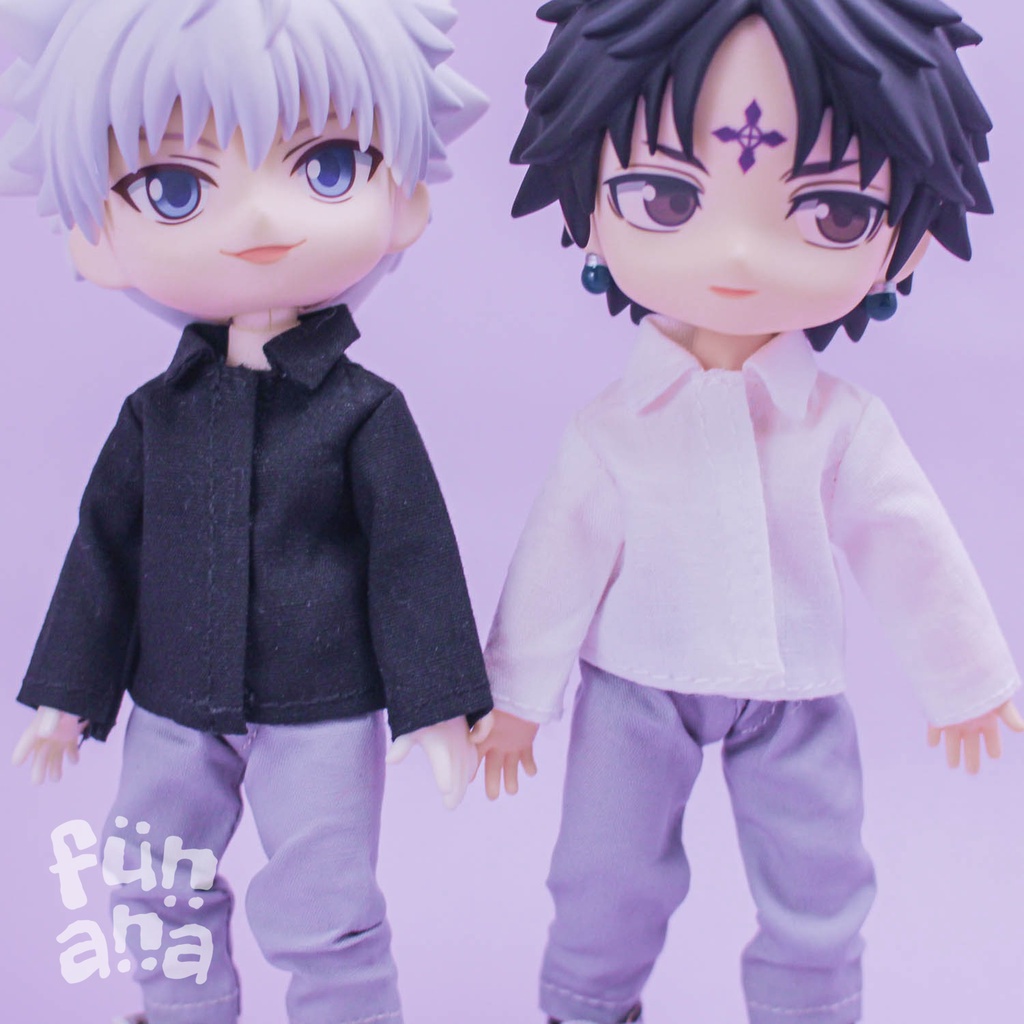 Baju Clothes Kemeja Long Sleeves OB11 YMY Nendoroid Doll 1/12