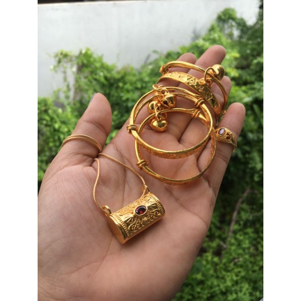 Set gelang bayi 3bulanan bahan xuping