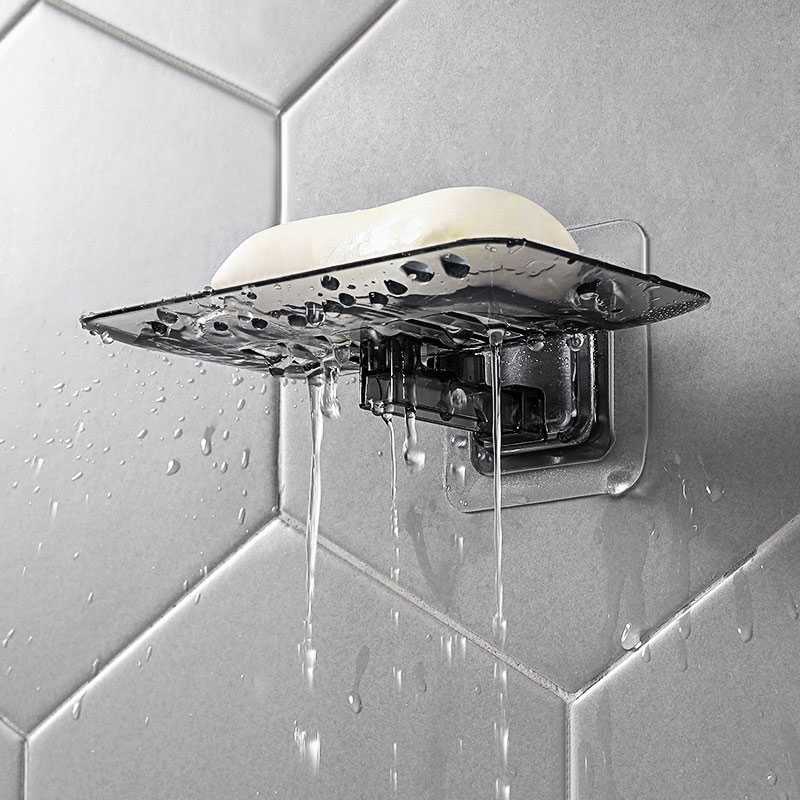 TD - PR1 MeyJig Rak Tempat Sabun Kamar Mandi Serbaguna Soap Drain Holder Q-J742