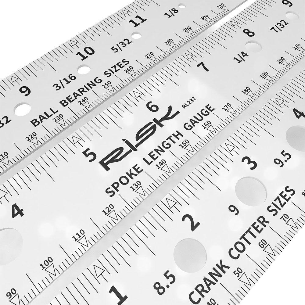 Lanfy Bicycle Spoke Measuring Ruler Tahan Lama MTB Cycling Bicycle Spokes Ruler Aksesoris Sepeda Alat Ukur Panjang Penggaris